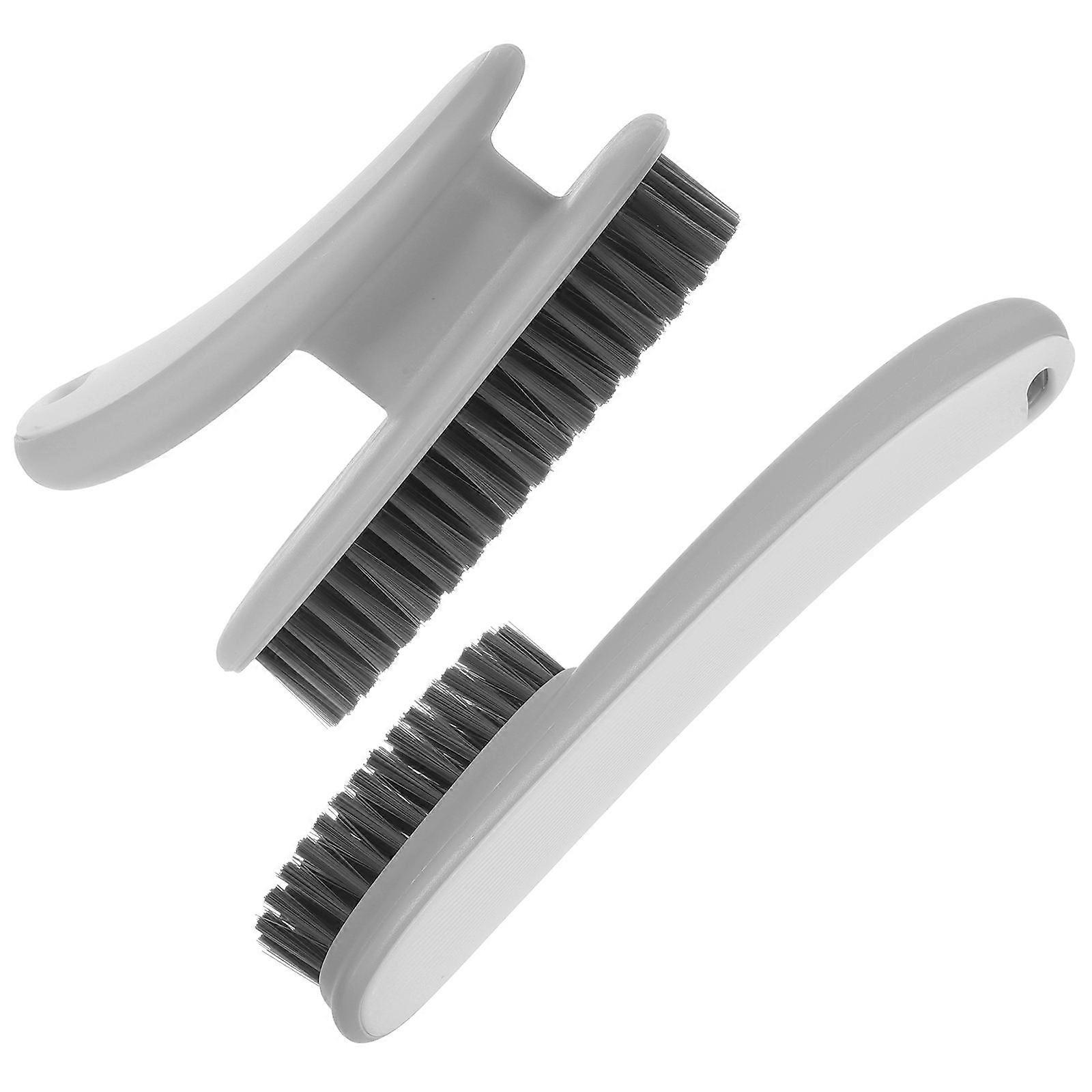 Grey Soft Cleaning Brush Shoe Laundry Scrub Brush for Cleaning 2Sets