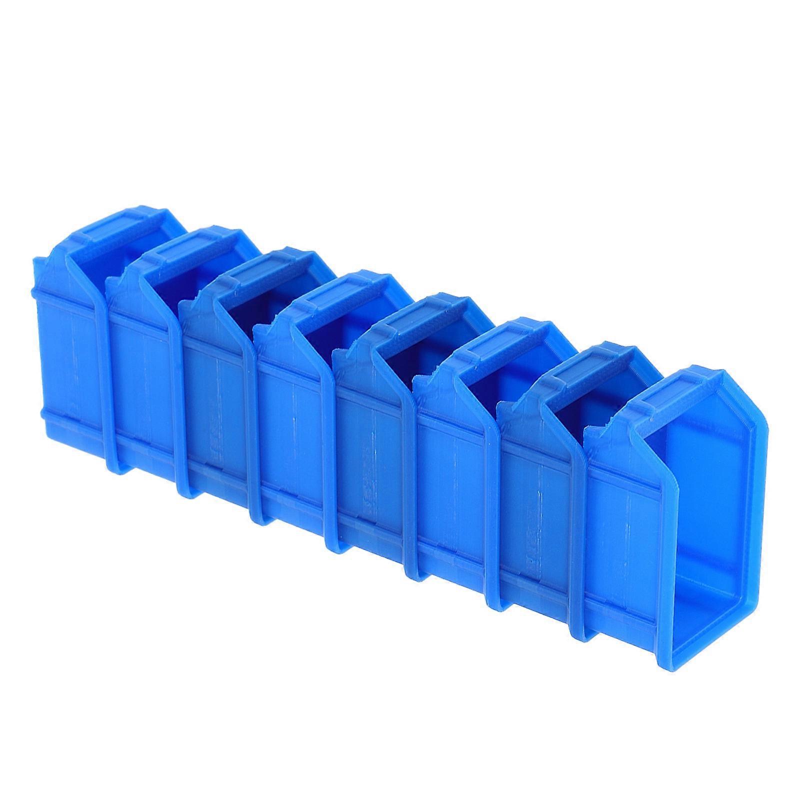 Basket Model for Decoration 12Pcs Mini Plastic Storage Basket Blue
