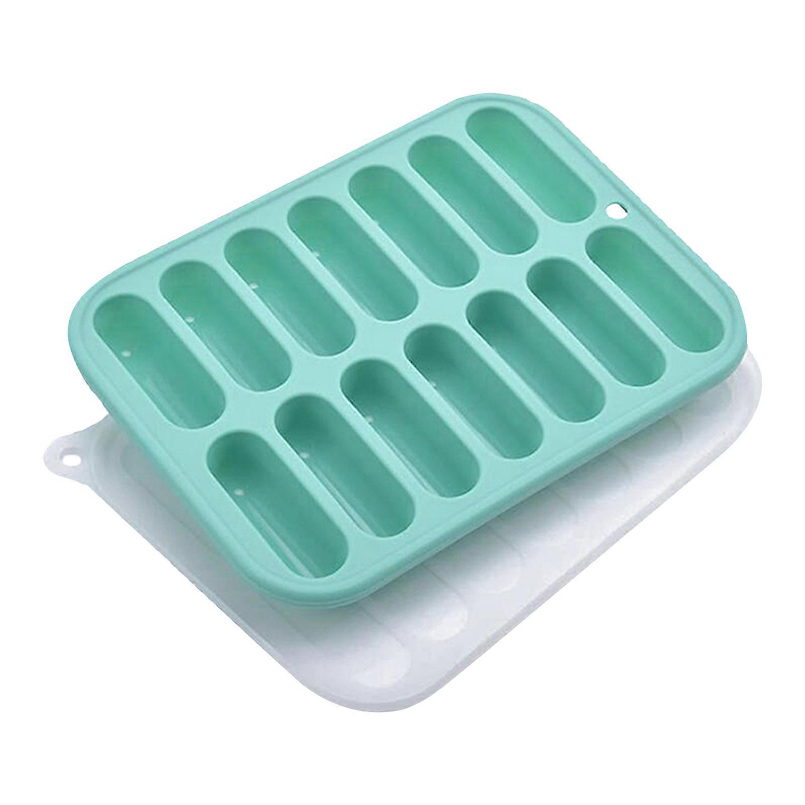 Silicone Ice Cube Tray Sausage Baking Mold Home Baking Simple Shape 1Pack