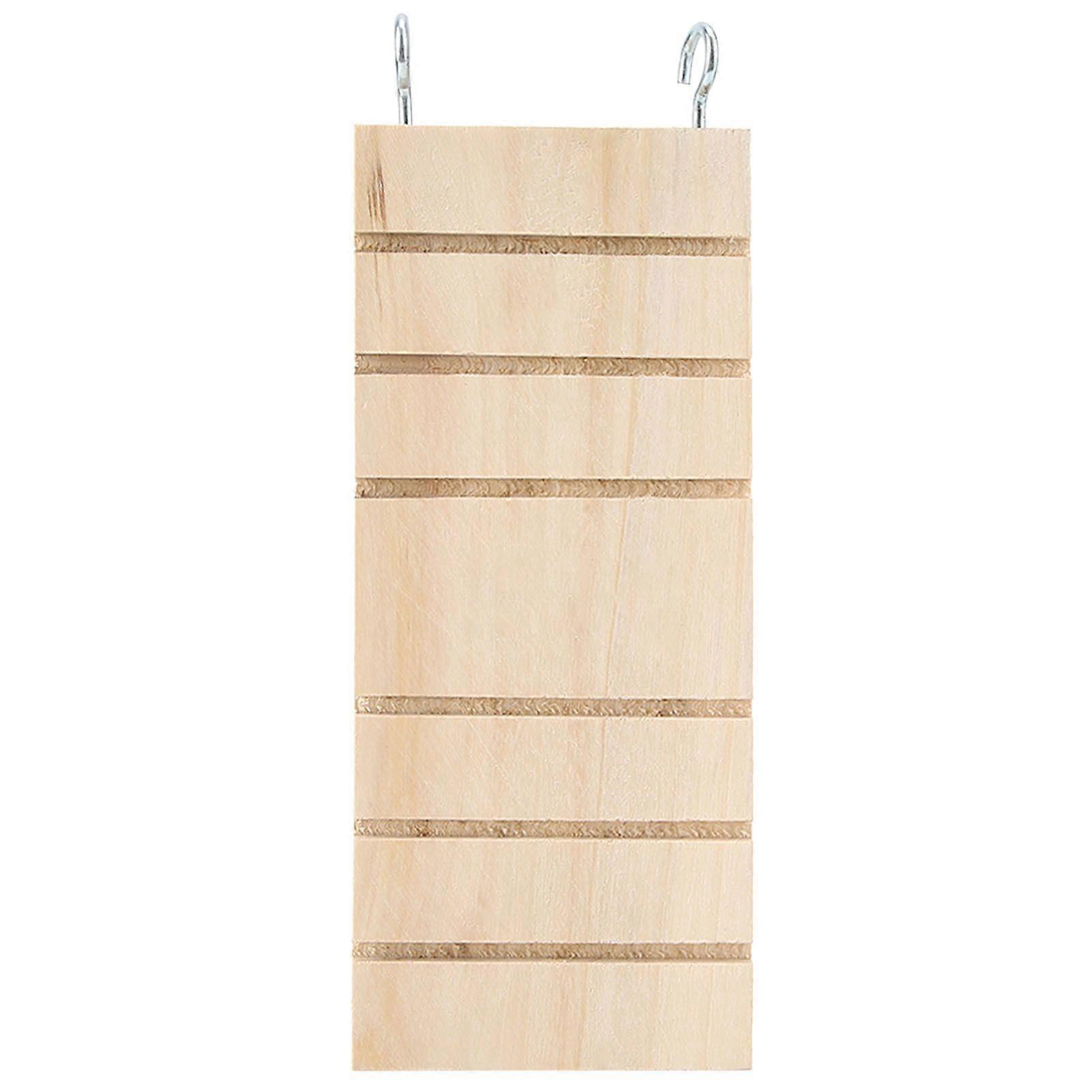 سلم خشبي للحيوانات الأليفة، حامل طيور الهامستر، منصة ألعاب، لوحة راحة، مجثمات، قفص