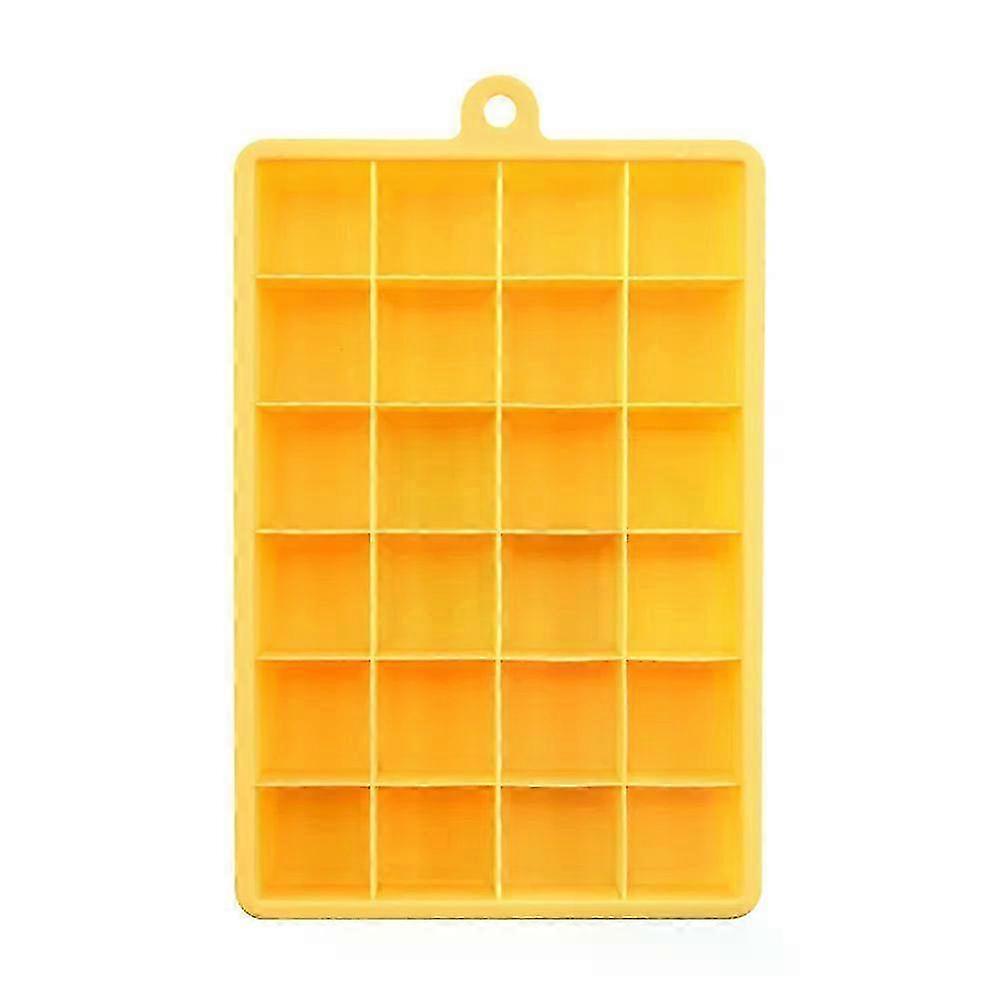 Silicone Ice Grid Square Mold DIY 24 Grid Large Capacity Quick-frozen Ice Making Artifact Summer Camping Home Tool