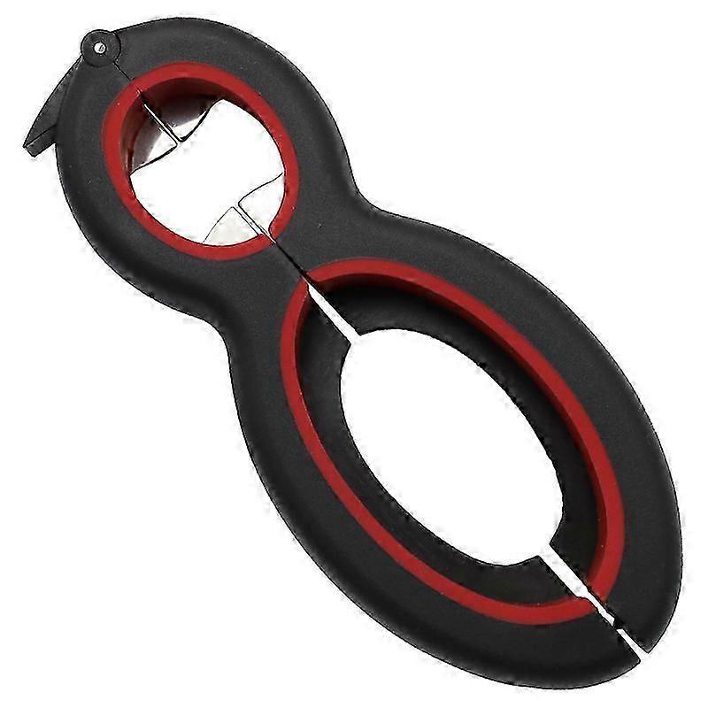 Bottle Opener Set 6-in-1, Can, Soda, and Jar Openers Twist Off Lid Jar Opener for Seniors and Arthritic Hands