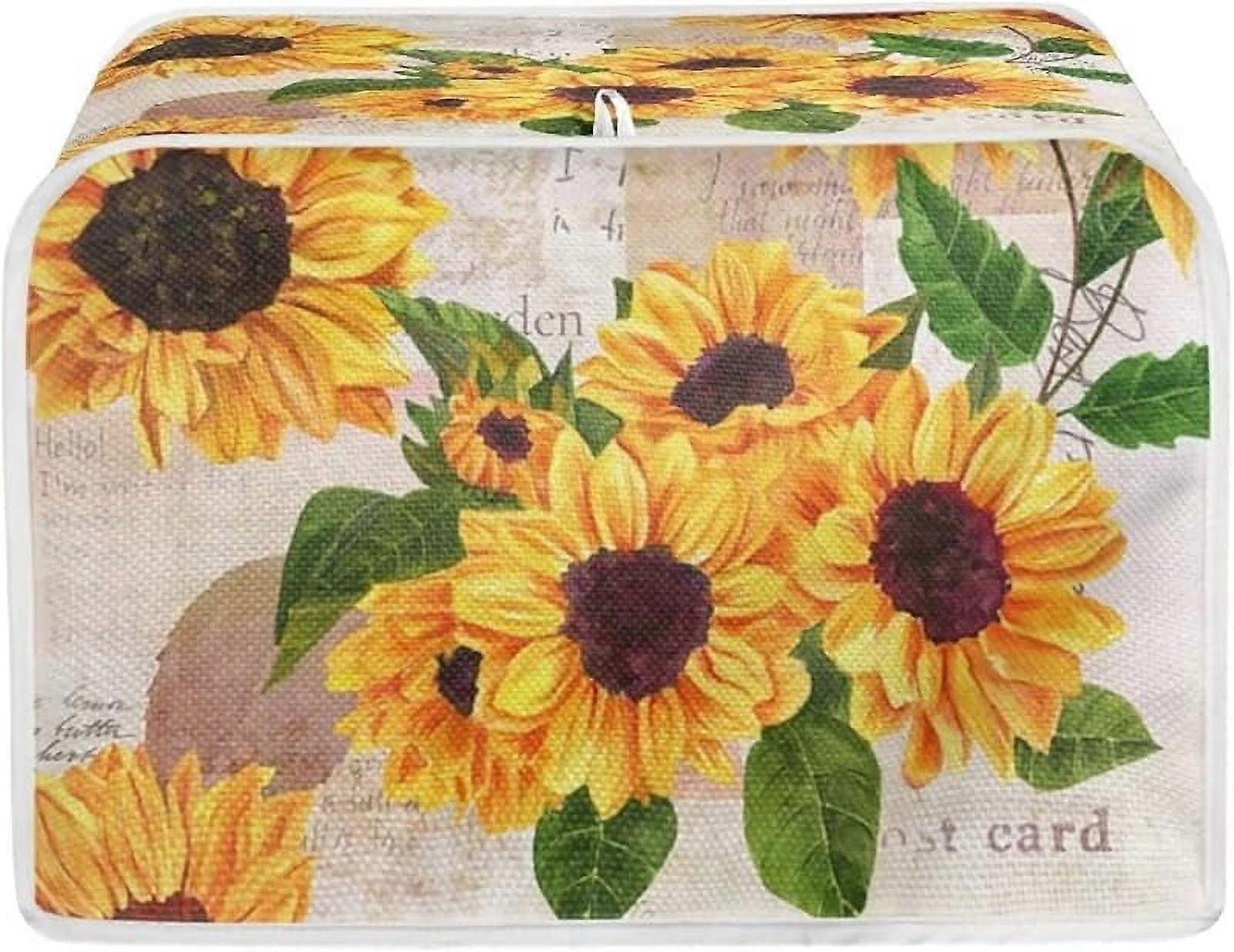 Maple Leaf Fall 2-Slice Toaster Cover, Anti-Scratch Dustproof Protector with Top Hook, Compatible with small appliances, Thanksgiving Gift