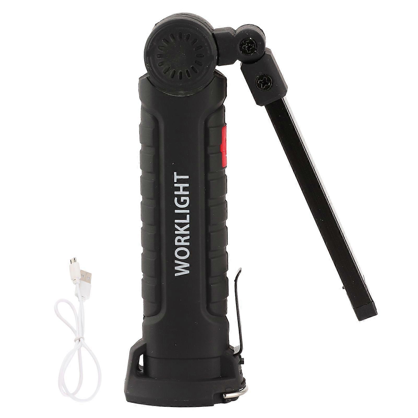 Work Light COB LED White Lamp Rechargeable Maintenance Inspection Emergency Flashlight S