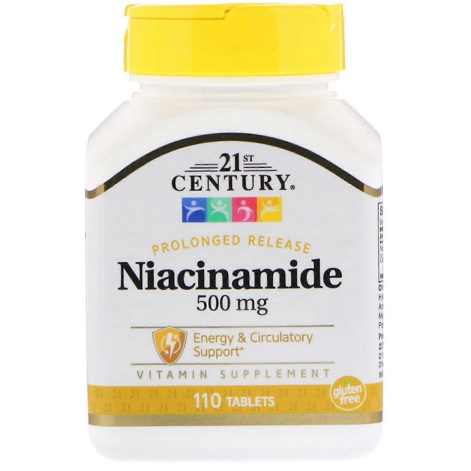 21st Century, Niacinamide, 500 mg, 110 Tablets