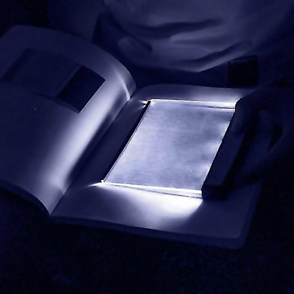 For Book Wedge Reading Night Light 3 Led Bright Panel Travel