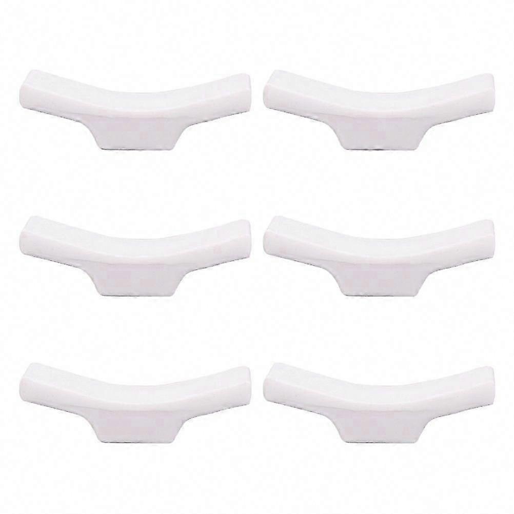 6Pcs Creative Ceramic Chopstick Rests for Decorative Tableware