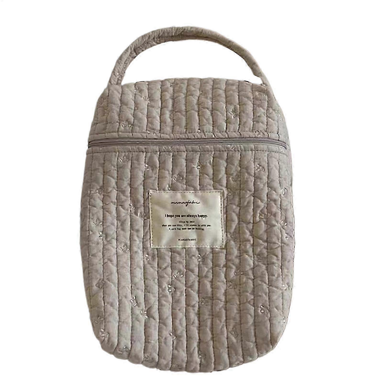 Diaper Bag Quilted Diaper Caddy Nursery Organizer Soft Multipurpose Portable Diaper Stacker For Pacifier 25-26