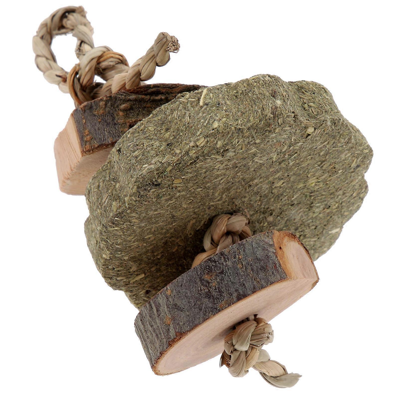 Rabbit Chewing Playthings Wooden Teething Toy for Hamster Chewing