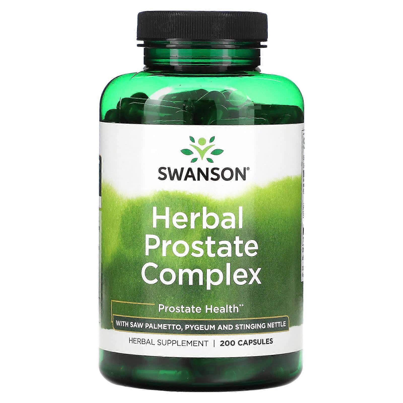 Herbal Prostate Complex with Saw Palmetto, Pygeum and Stinging Nettle, 200 Capsules