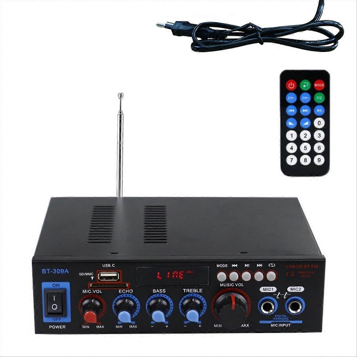 Car Audio Power AMP Bass HIFI Music Player EU Plug