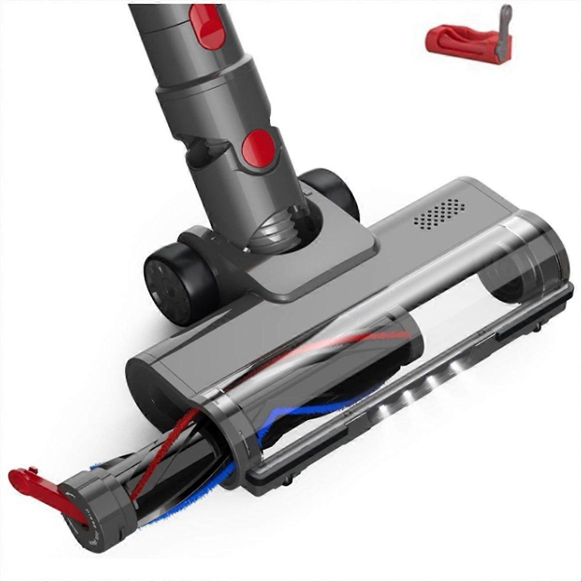 Quick-Release Turbine Brush Head with LED Light Floor Brush Head