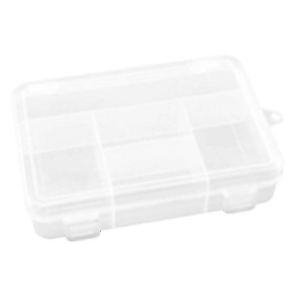 For 5 Grids Jewelry Part Beads Component Box Fishing Tool Case Storage Container Jikaix