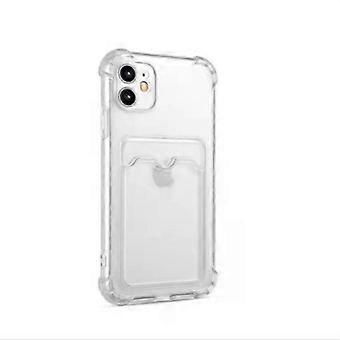 25-26 Iphone 11 Clear Wallet Phone Case, Soft And Transparent Tpu Material Offers Ultra-Thin Protection, Full Protection With Shockproof Features And