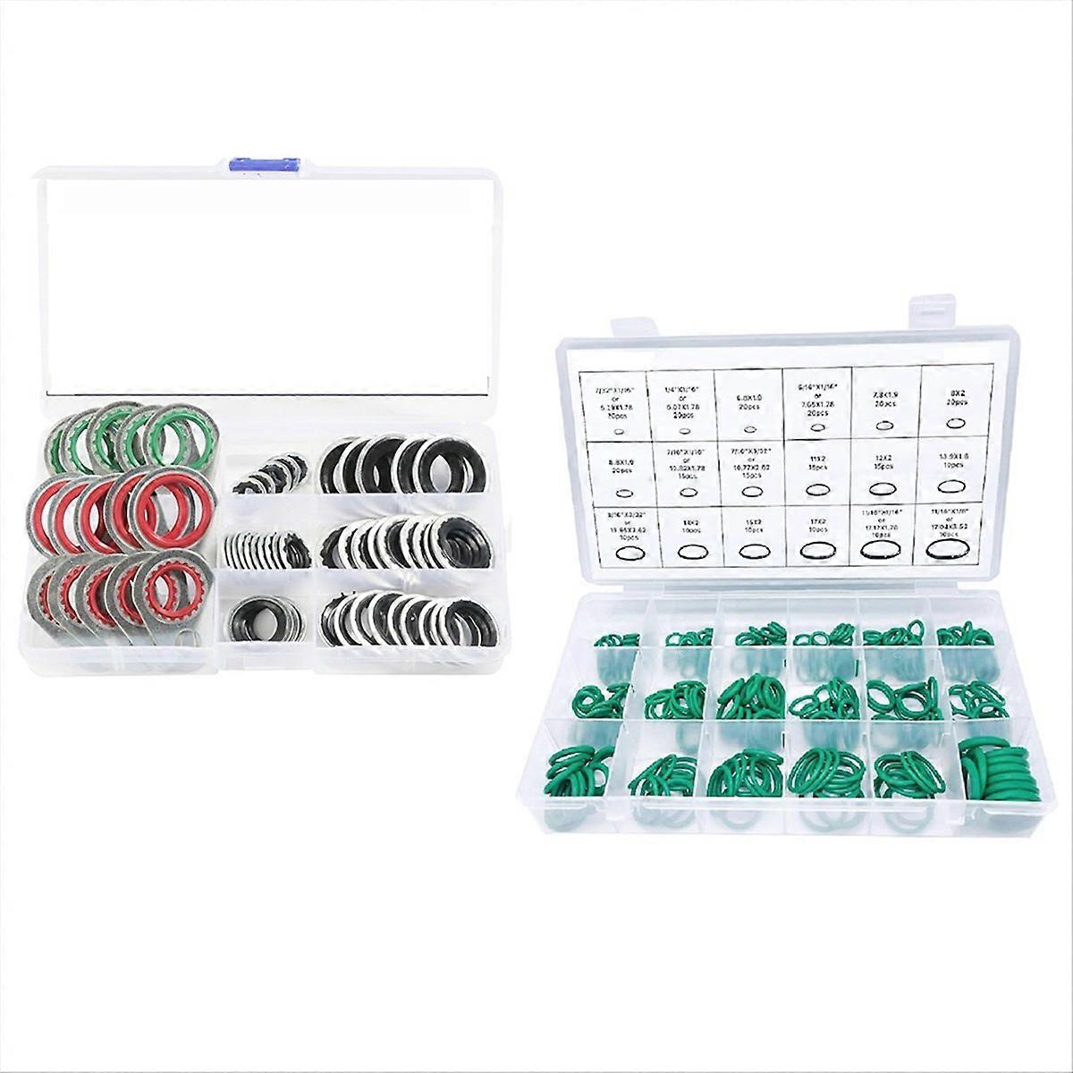 60 PCS 9 Sizes Gasket Air Conditioning System Seal Kit