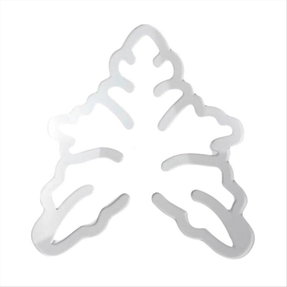 Flower-Shaped Green Plant Leaf Holder, Turtle Shell Bamboo B