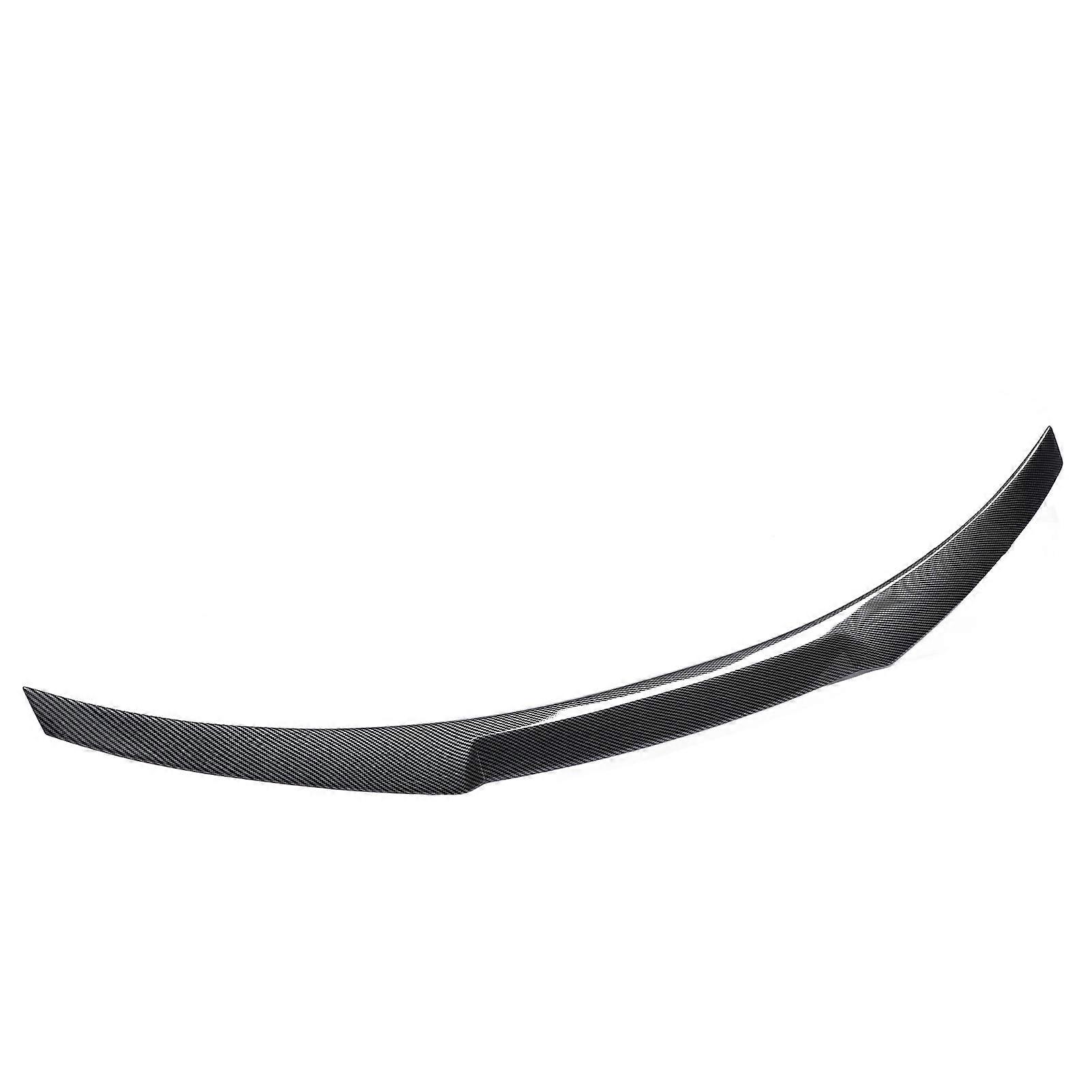 Rear Trunk Spoiler M4 Style Car Rear Boot Lid Spoiler Wing Lip Replacement for E90 3 Series 4 Door Sedan 2006 to 2011 Carbon Fiber Style 