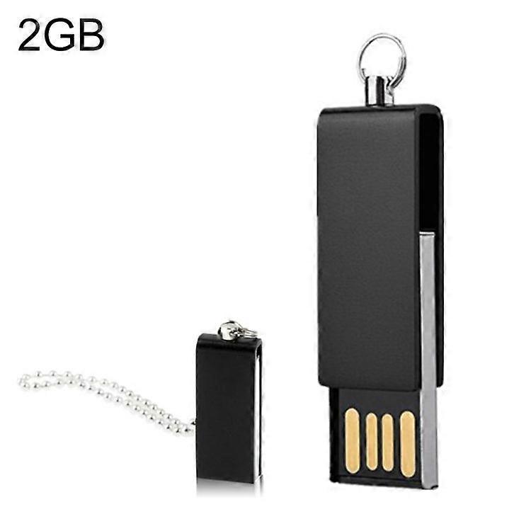Mini Rotatable USB Flash Disk (Black)
