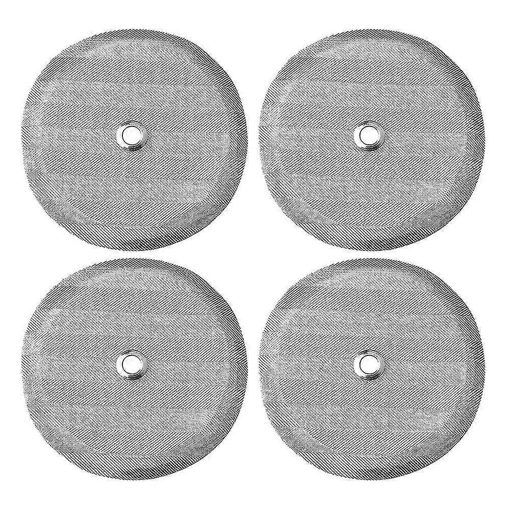 4 Adet 4 Paslanmaz Çelik Yedek Kahve Filtresi Mesh, 1000 ml, 8 Fincan French Press Kahve Makineleri ve Çay Makineleri için