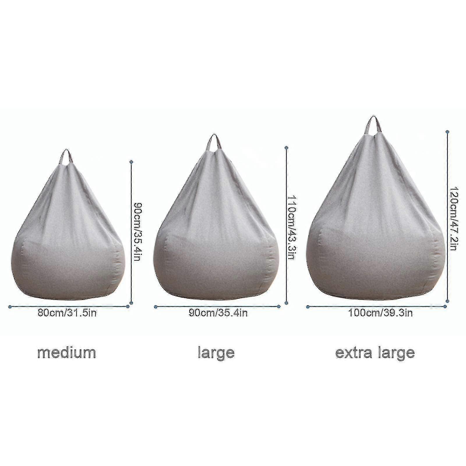 غطاء كيس فول داخلي للكراسي الكبيرة جدا ، كرسي أريكة مريح (باستثناء الحشو)