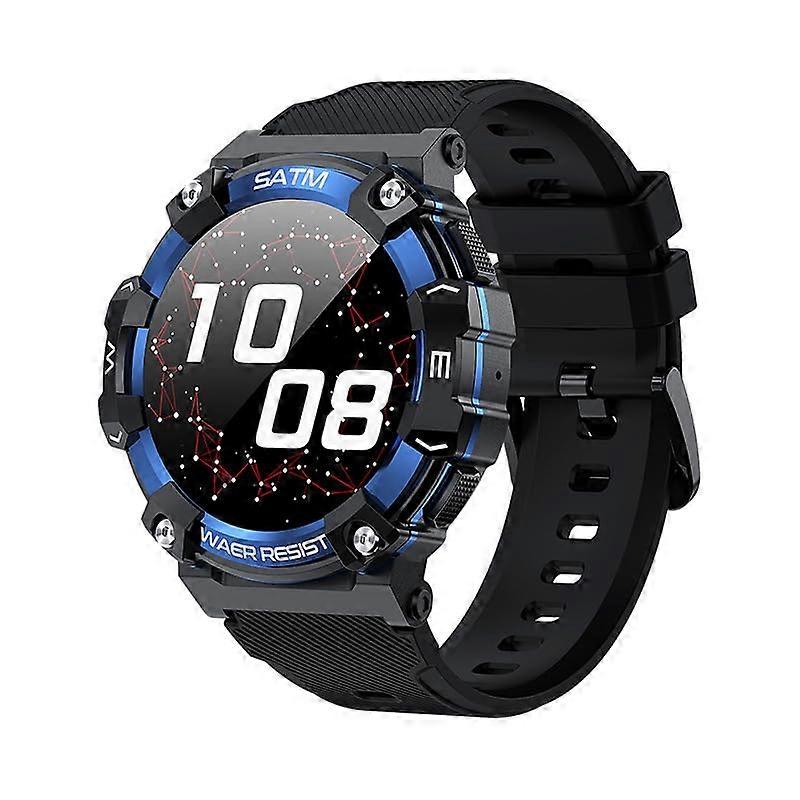 Smartwatch Blue Android iOS Compatible Fitness Tracker Model