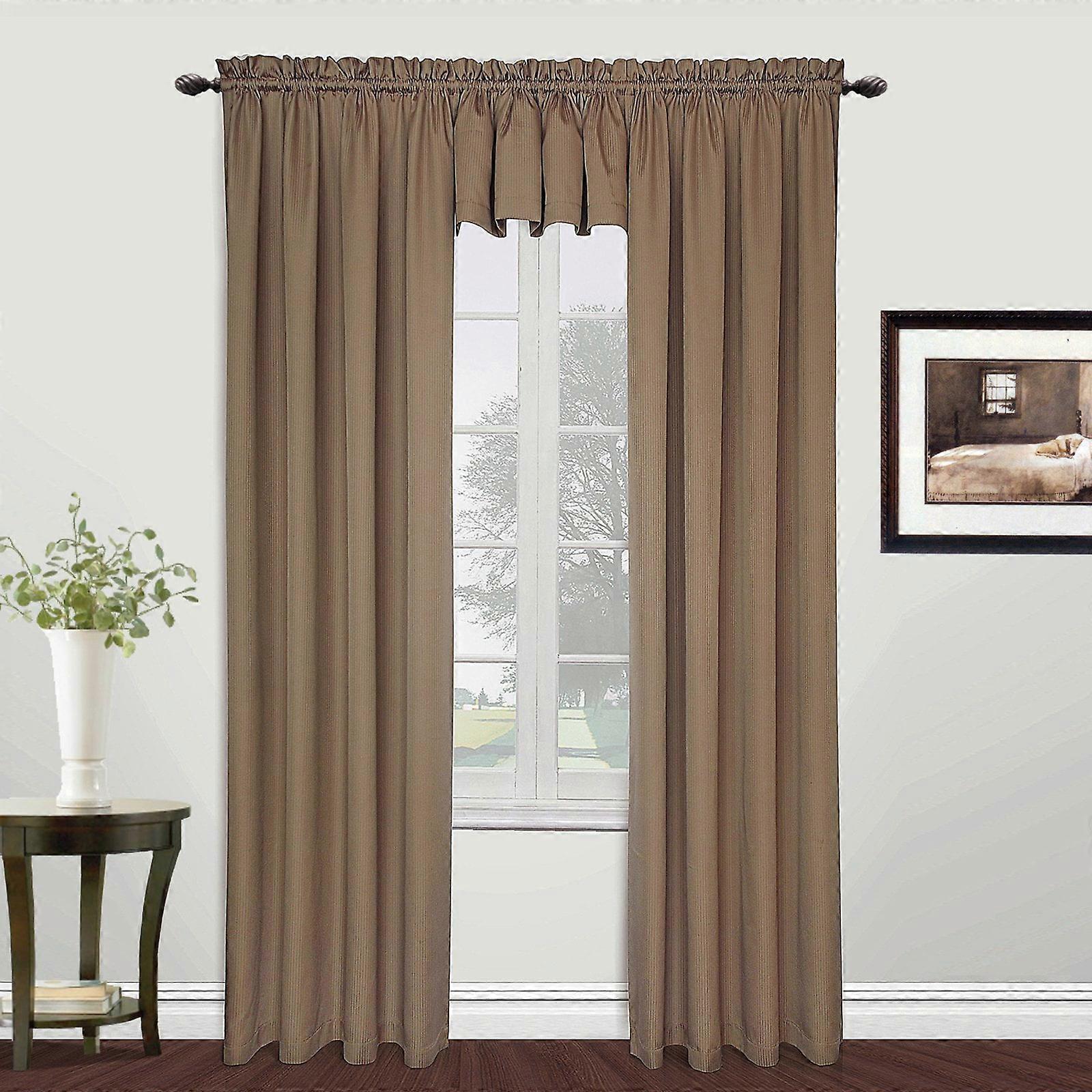 METRO 54" X 63" WINDOW CURTAIN PANEL TAUPE