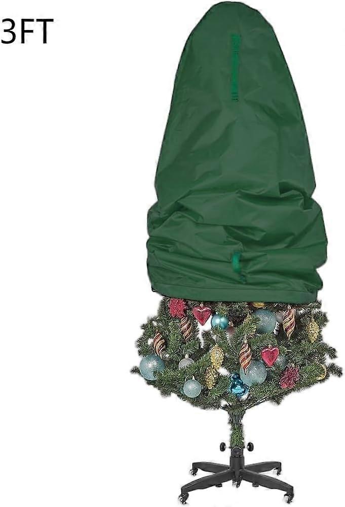 Waterproof and Foldable Christmas Tree Storage Bag for 3ft9ft Artificial Trees Reinforced Handles in Oxford Cloth