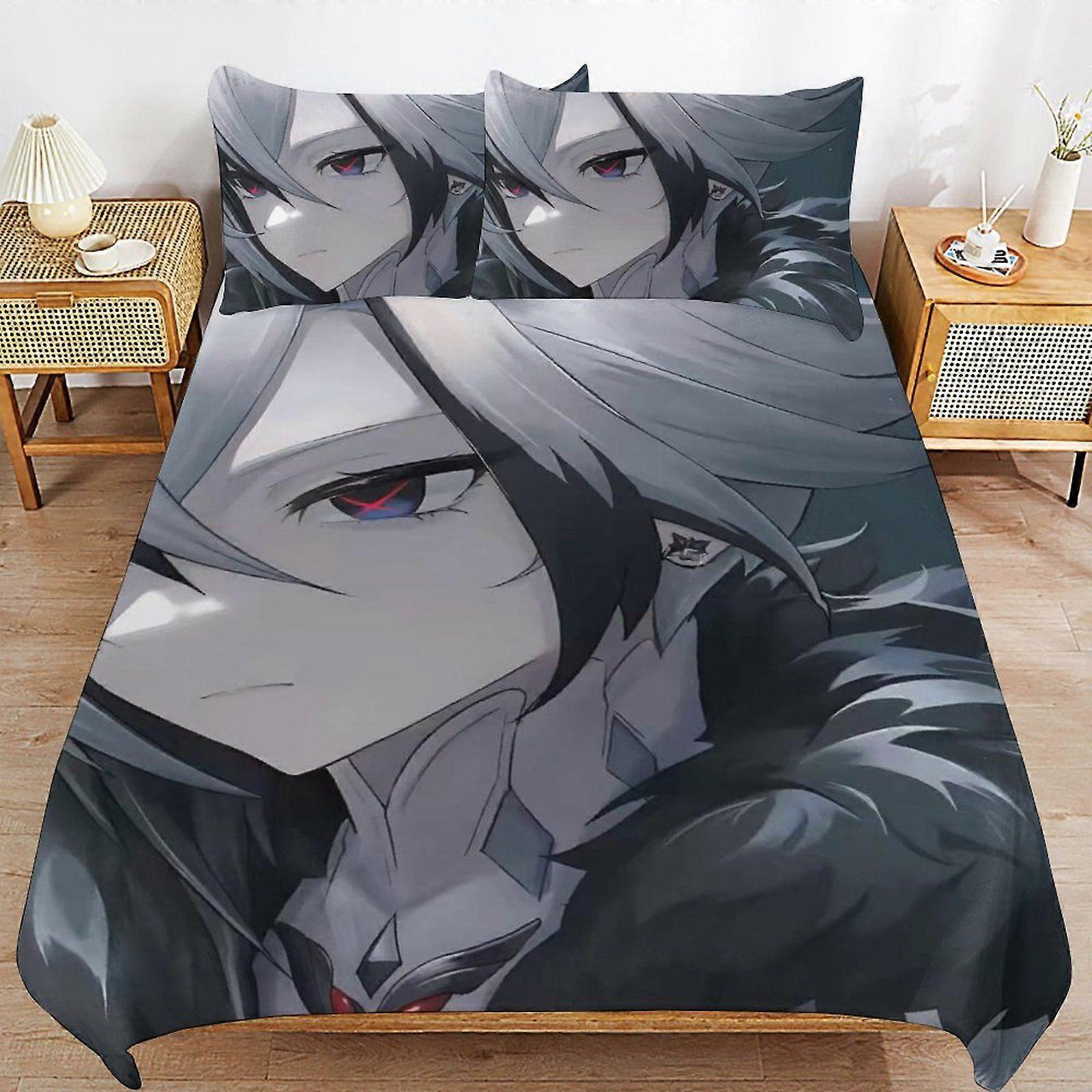 A103 GENSHIN IMPACT Smooth Zip Bedding Layer Sleep Essentials Strong Thread Comfort Duvet Cover Sets Everyday N103