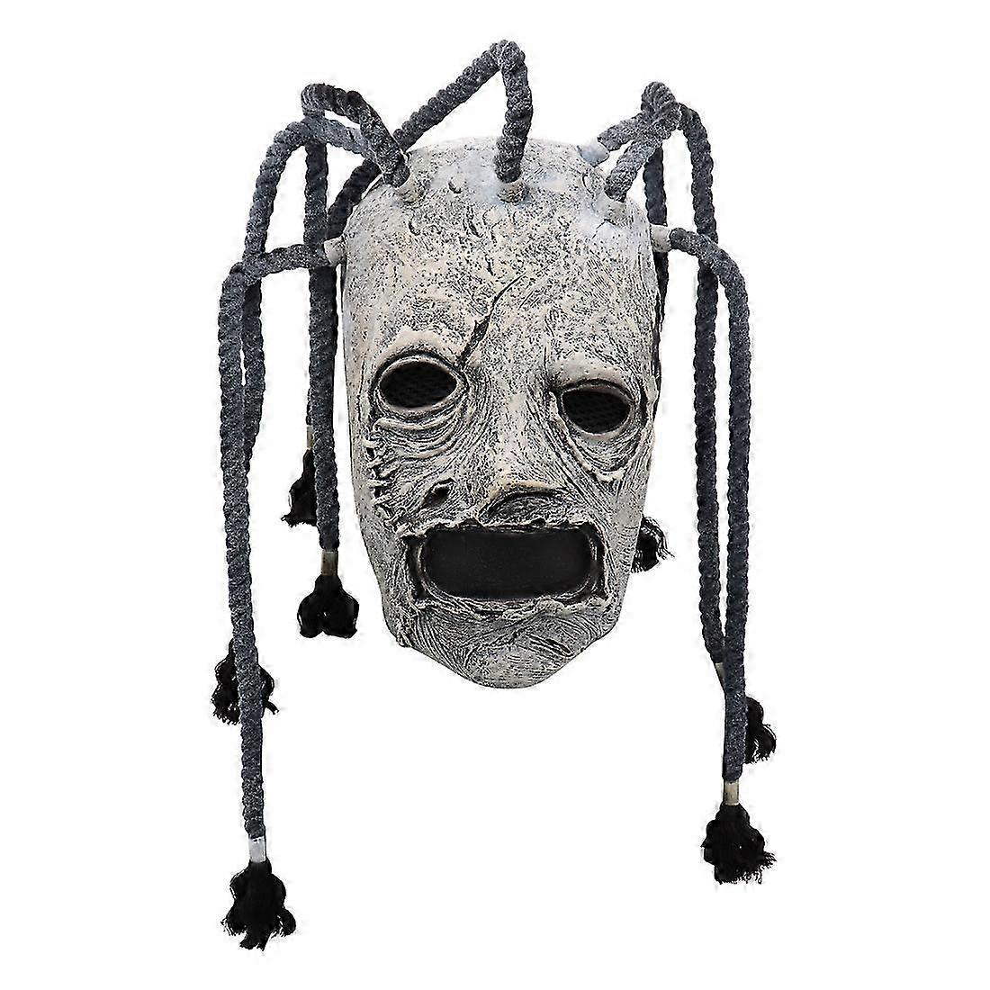 Halloween Mask Cosplay Slipknot Corey Taylor Latex Masks Dreadlocks Fancy Props