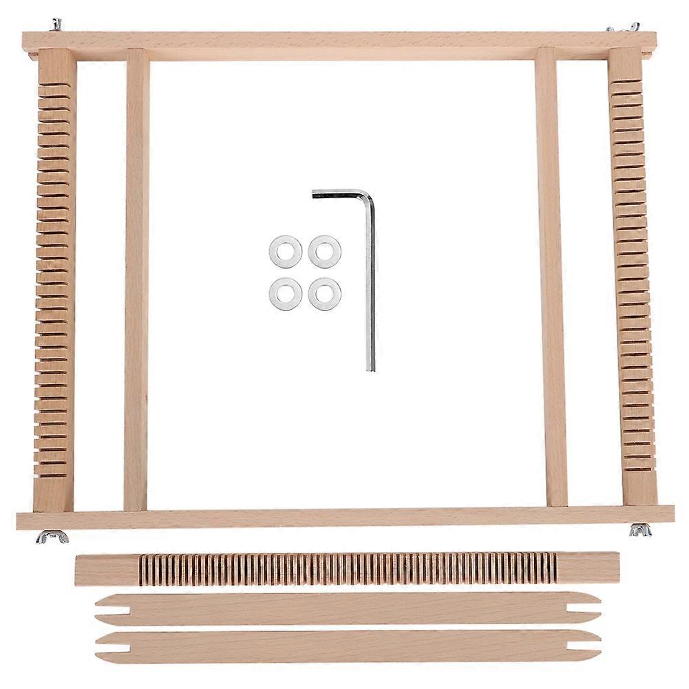 Weaving Frame Kit Beech Wood Children's DIY Toy Knitting Machine HandMade Tapestry Weaver