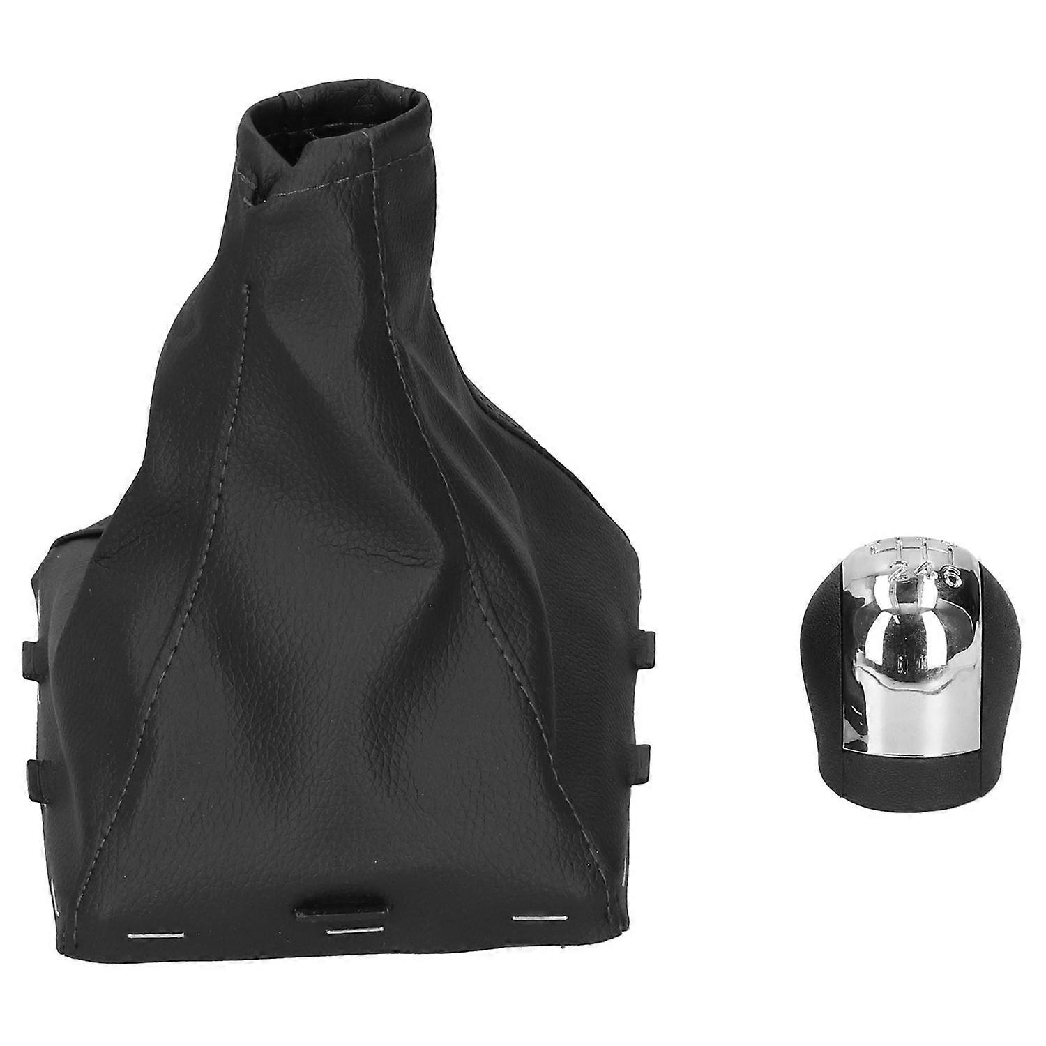 6 Speed Gear Shift Knob with Gaiter Fit for Opel Vauxhall Vectra C/Vectra B/Corsa/Astra 2002‑2005