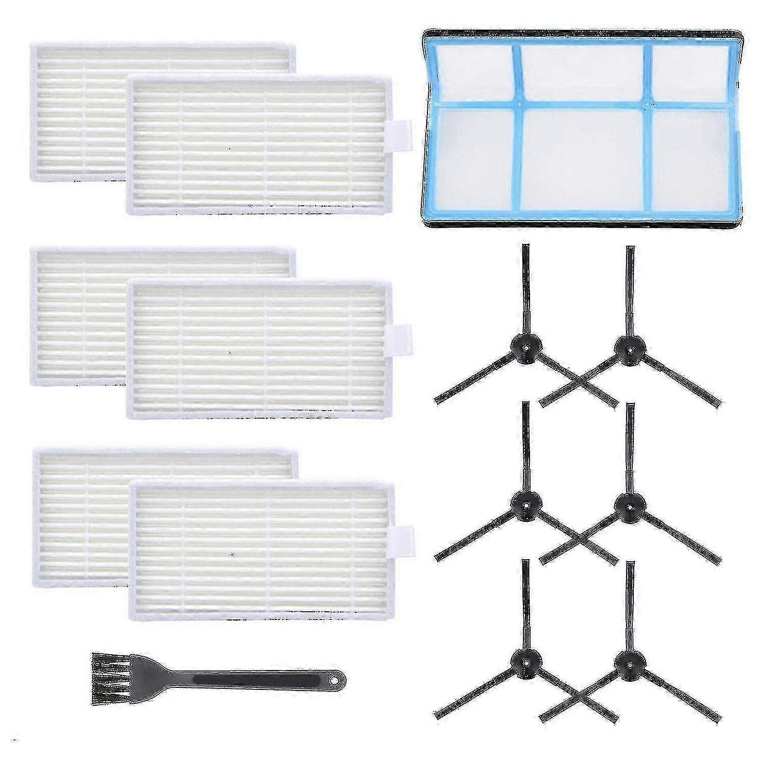 Compatible With Ilife V3 V3s V5 V5s Pro Robot Vacuum Cleaner Filters Side Brush-mxbc