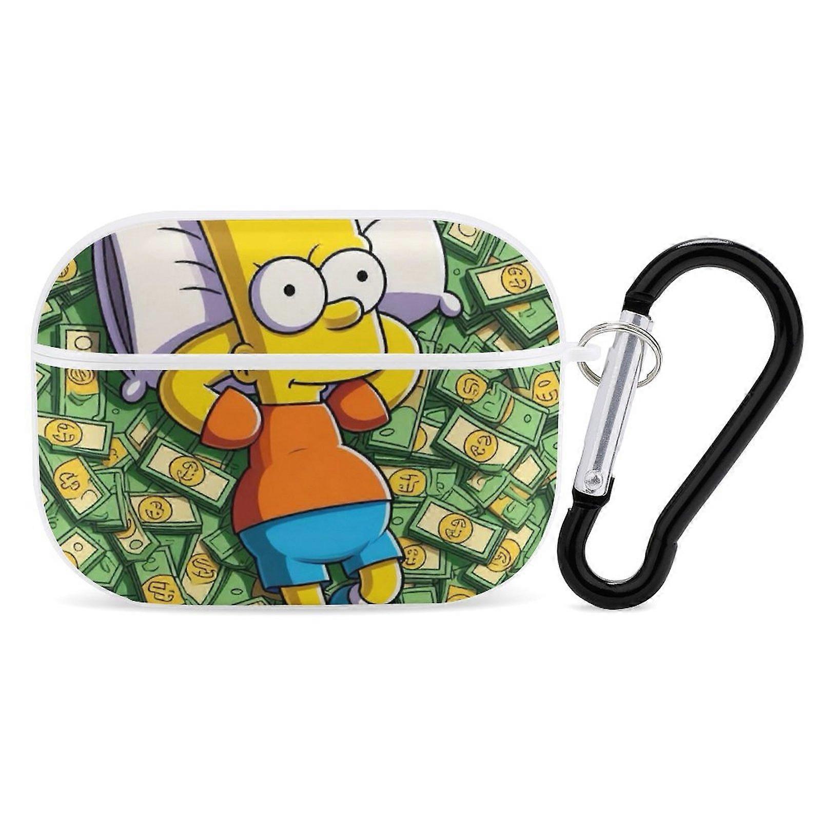 Simpson Case for compatible with Airpods Pro, AirPod 3 Case for Women, compatible with Airpods Pro Generation Case, Support Wireless Charging