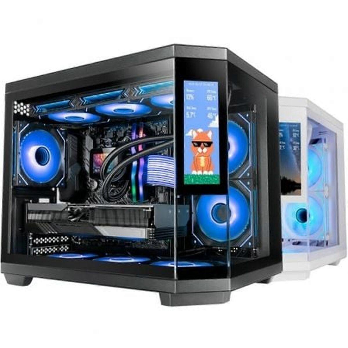ATX Semi-tower Box Mars Gaming MC3TCORELCDM Black