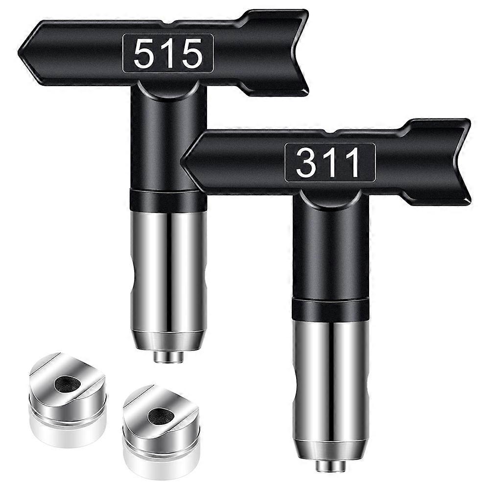 2Pcs Airless Paint Sprayer Tips Reversible Sprayer Tips