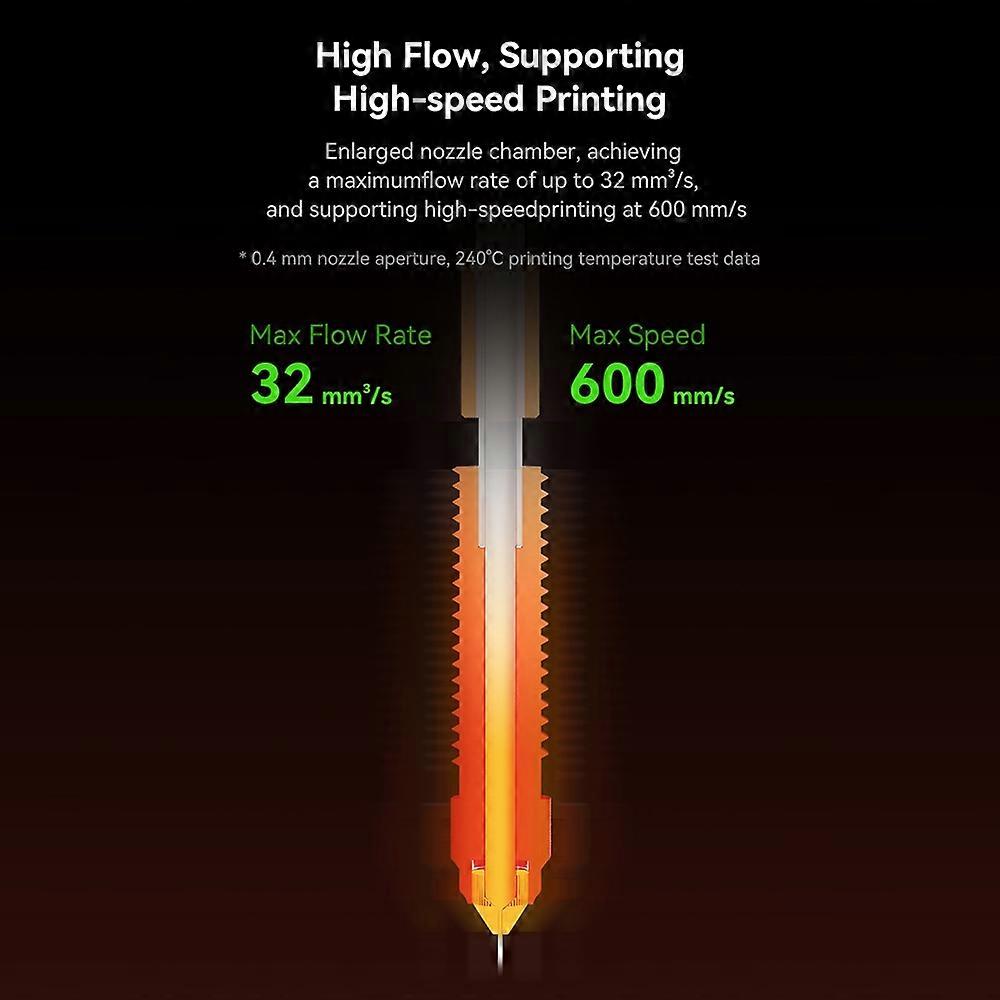 Ceramic Heating Block Kit Quick Swap Nozzle Kit for Ender-3 V3 SE KE 3D Printers Support 600 Mm/s Hi