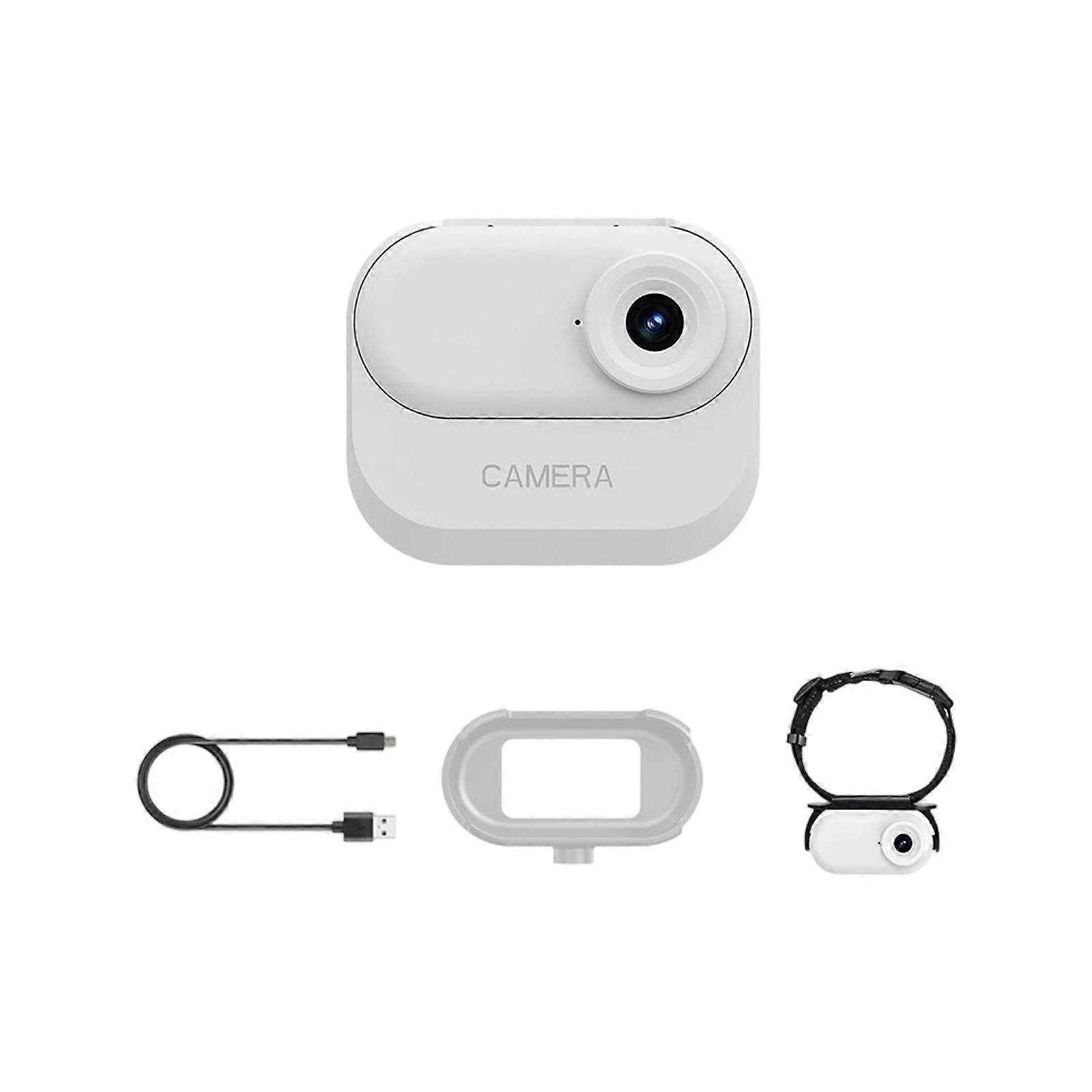 Compact Magnetic Charging Action Camera 1080p High-Definition Recording Wearable Design For Cycling Pet Monitoring Multicolor