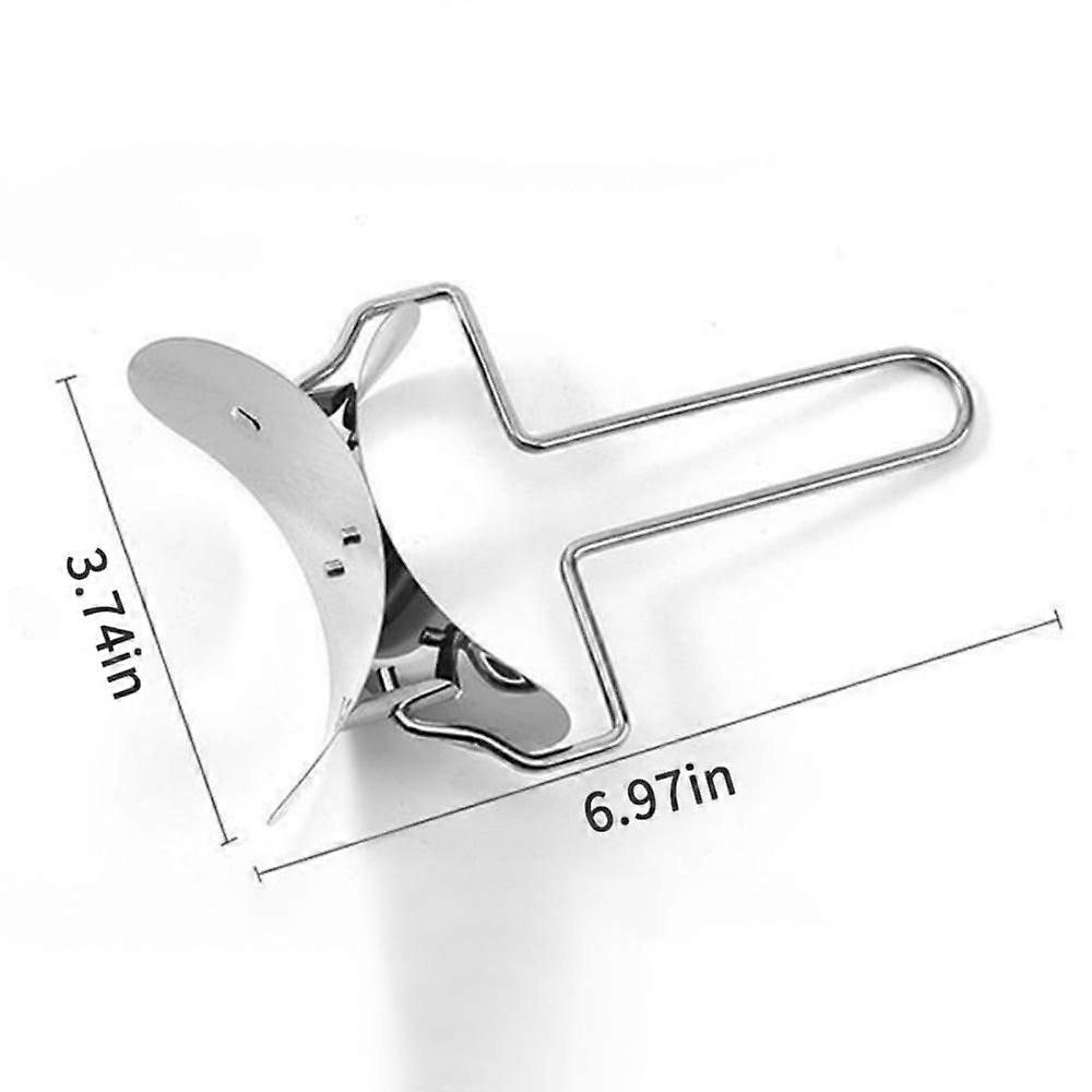 Dumpling Dough Roller Machine, Pie/Pizza/Pastry Press Mold, Stainless Steel Dumpling Skin Maker & Baking Tool, Compatible with Handheld Rollers