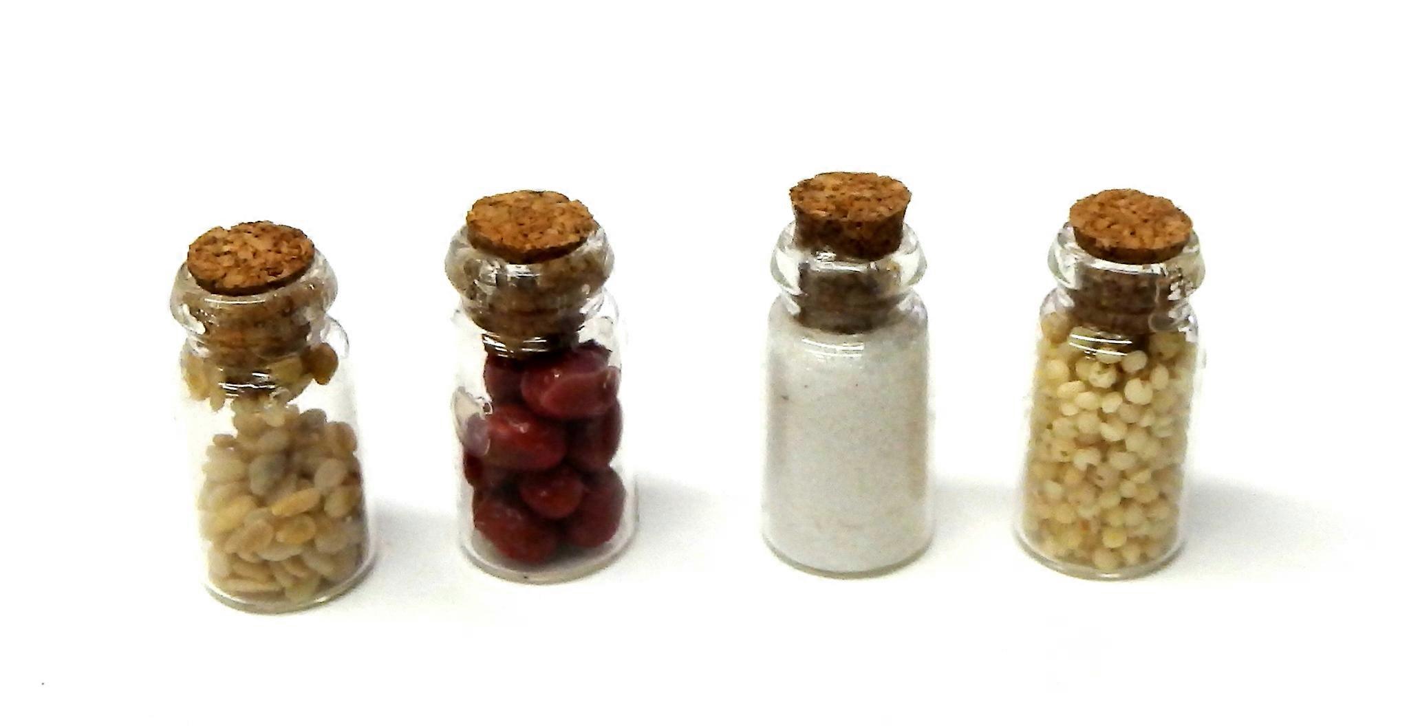 دمى البيت كامل المطبخ تخزين الجرار تعيين B ملحق مصغر