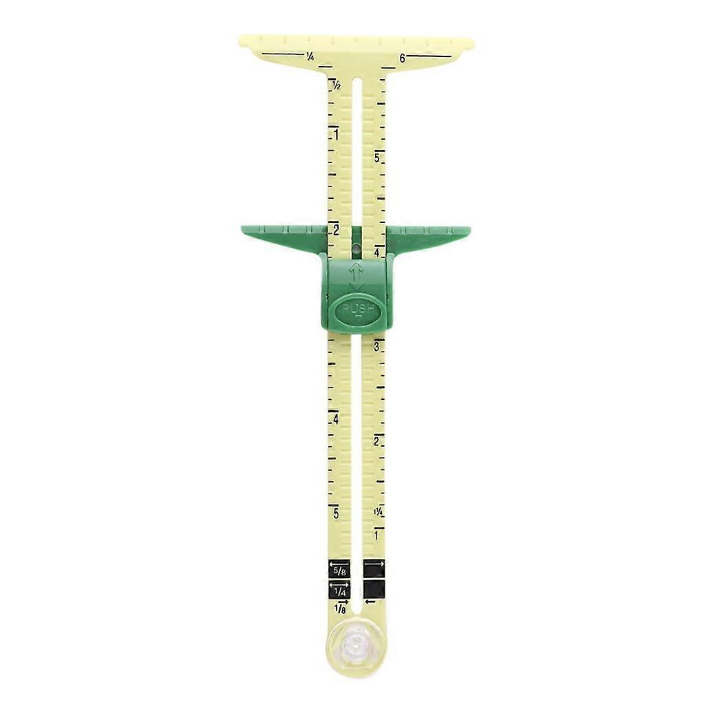 Sewing Ruler Seam Gauge with Wear‑Resistant Design for Accurate Measuring, Small Size