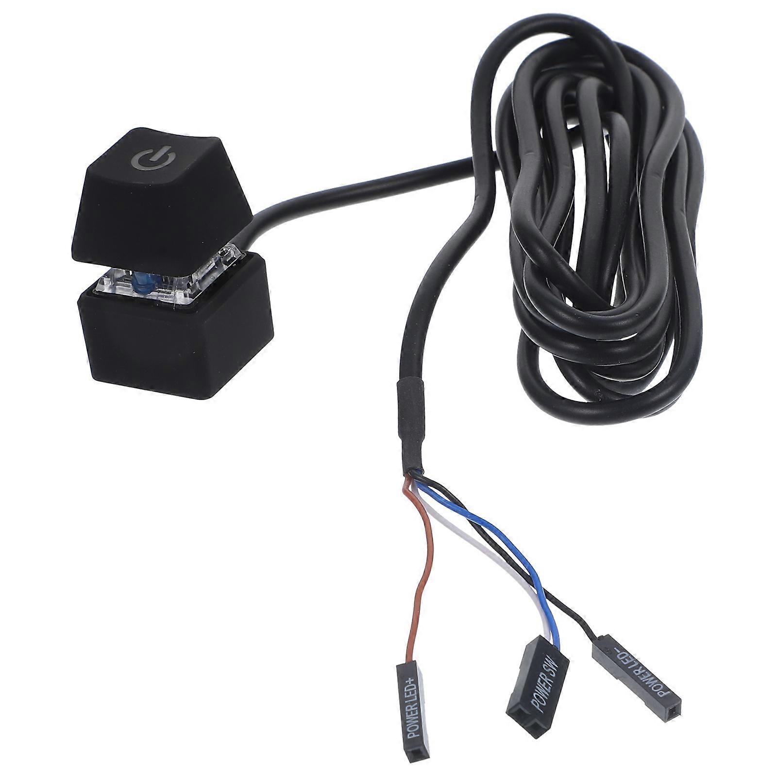 PC-Netzschalter Computer-Netzschalter PC-Schreibtisch-Netzschalter Computer-Host-Taste