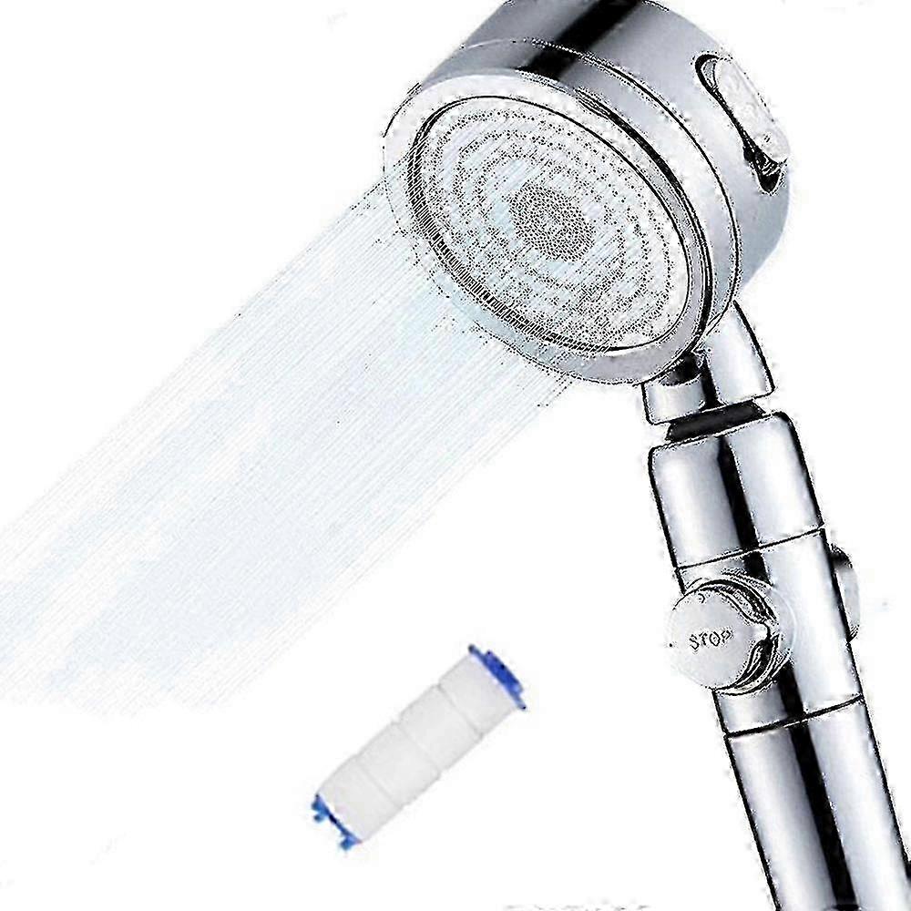 High Pressure Shower Head,with On/off Full Shutoff Push Button And Switch