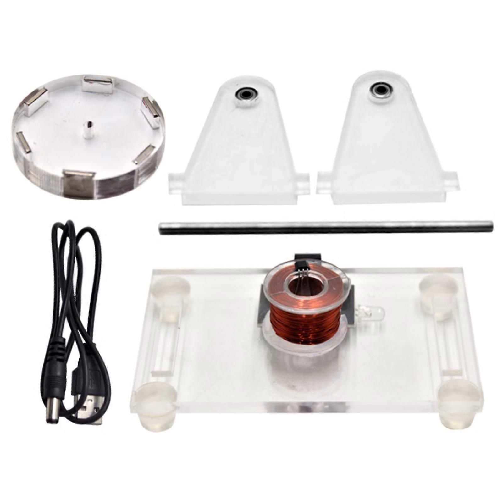 Brushless Motor Innovative Computer DIY SelfMade Motor Model Component from Acrylic for All Users Multicolor