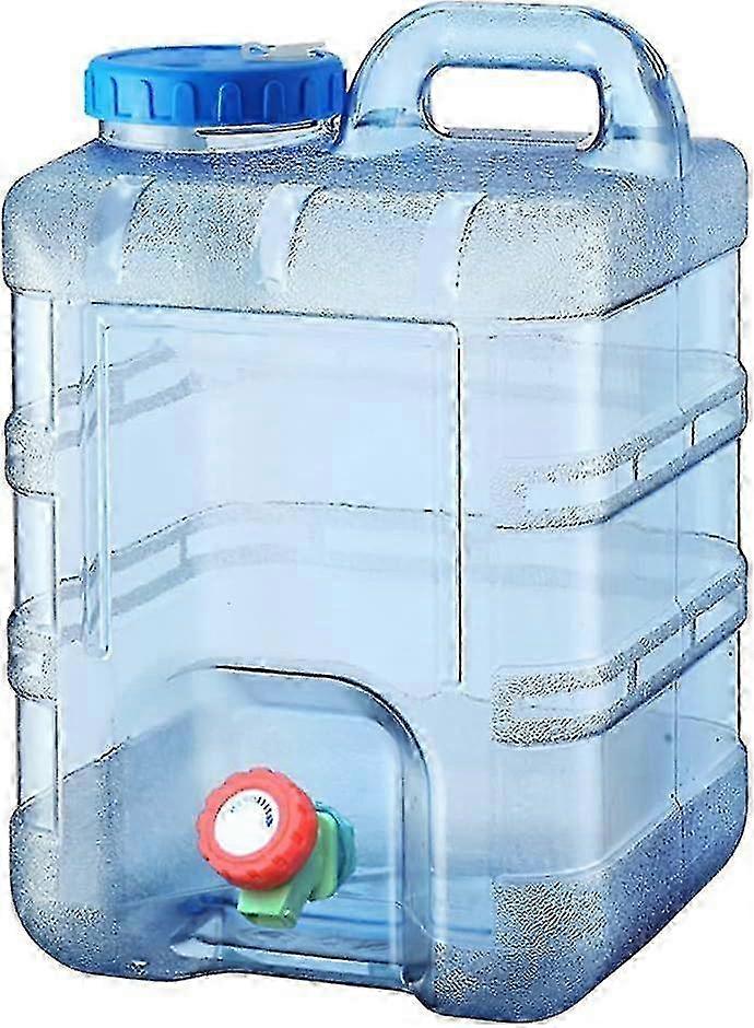 10 - 22L Portable Plastic Water Container with Tap - BPA - free, Easy Clean for Camping, Party & RV