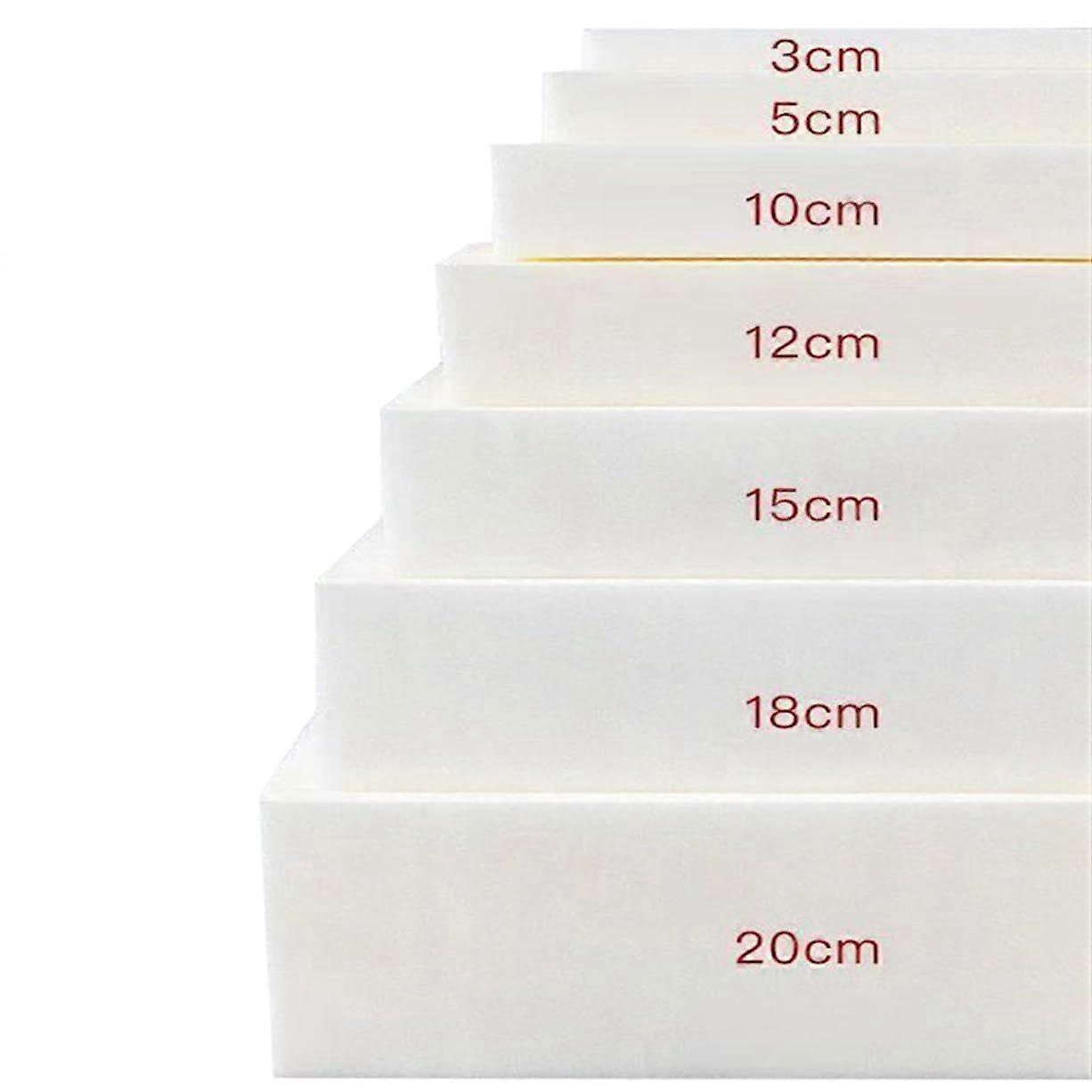 Quality  Density Upholstery Firm Foam Sheet Custom Size 45x45 Cm For Cushions Cut To Size 8 Cm Thick