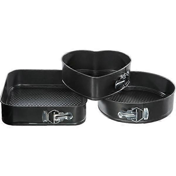 Baking tins in different shapes - 3 springform tins Black