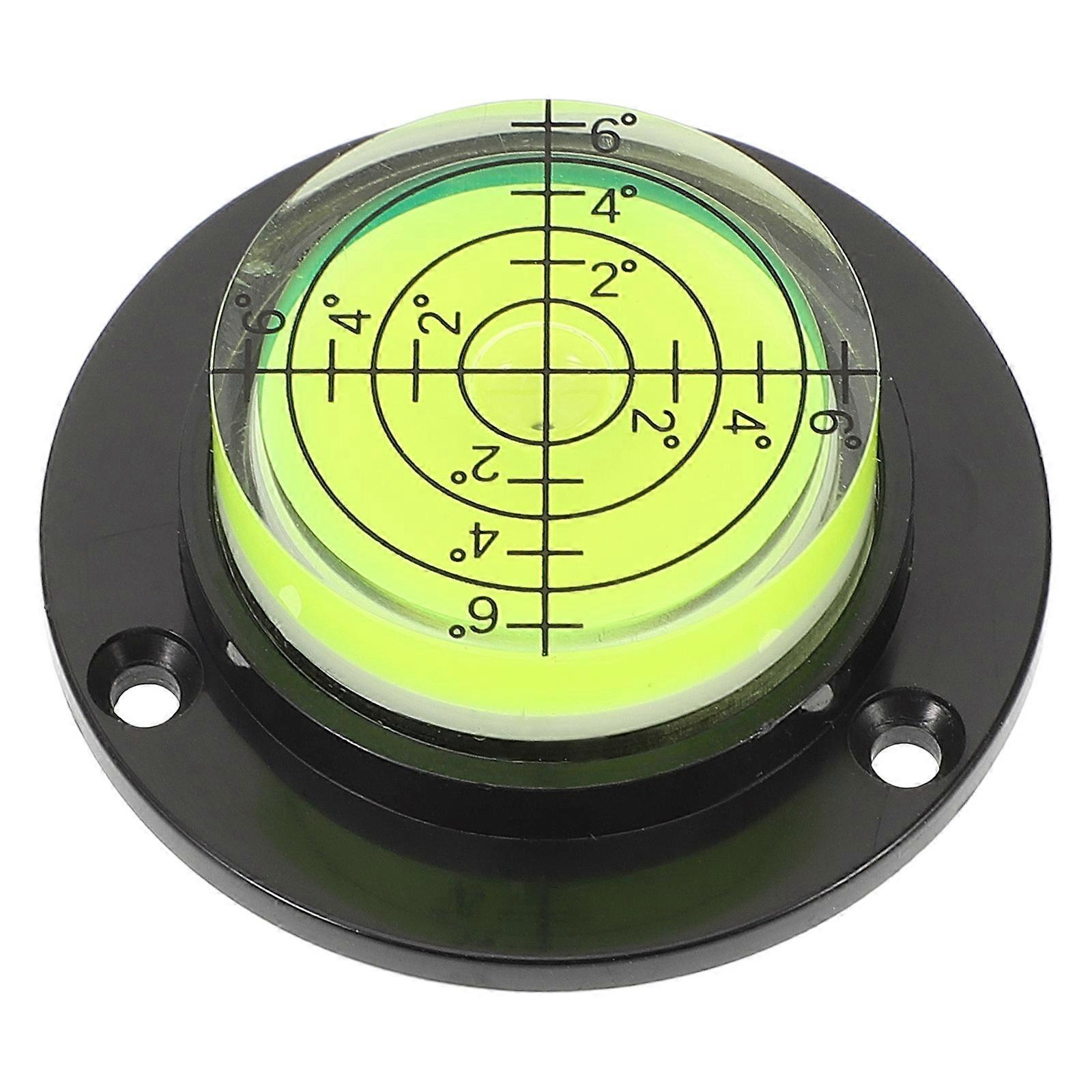 Compact Acrylic Bubble Level for Measuring Use Black High Precision with Base 1 Piece Mini Tool