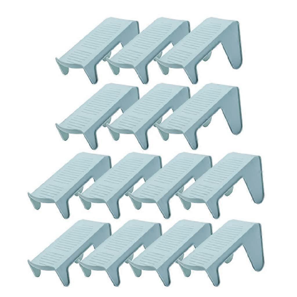 Adjustable Shoe Rack Organizer Double Layer Space Saving Holder for Bedroom Dorm, 5/8/14pcs (Color G H)