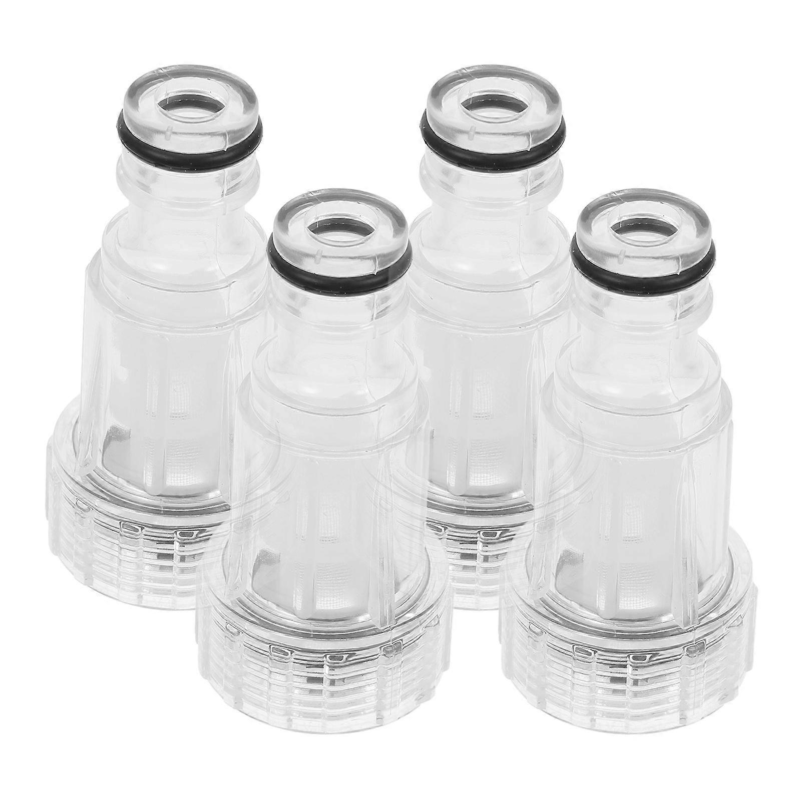 Quick Connect Faucet Adapter Washer Water Filter for Shower 4Pcs Plastic Set