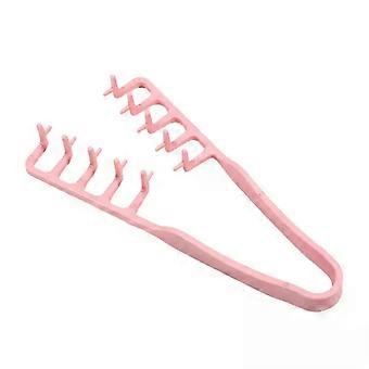 Fluffy Texture Styling Comb Volumizing Wide-Tooth Hairbrush Plastic Hairdressing Comb Hair Bang Curling Tools Barber Accessories